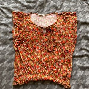 Old navy flowy flower top